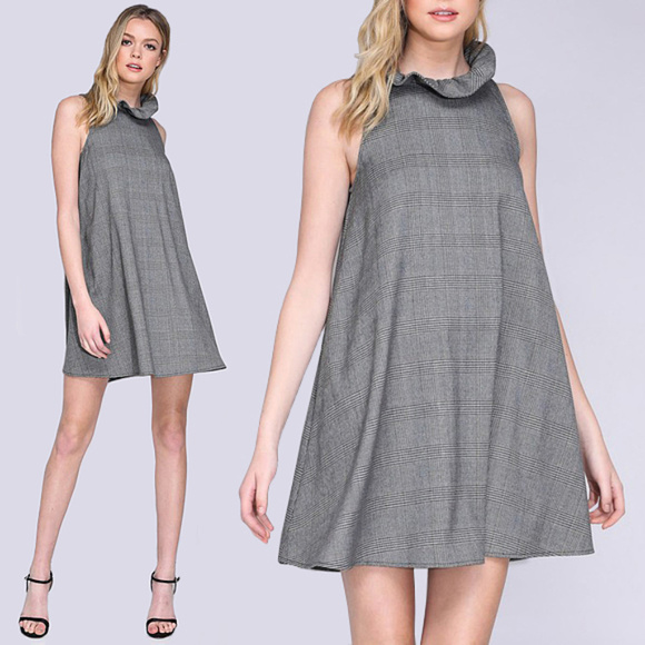Do+Be Blythe High Neck Shift Dress - Picture 1 of 6